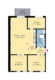 Kernsanierte Fachwerkwohnung mit Balkon - Grundriss Wohnung 6A4 OG links